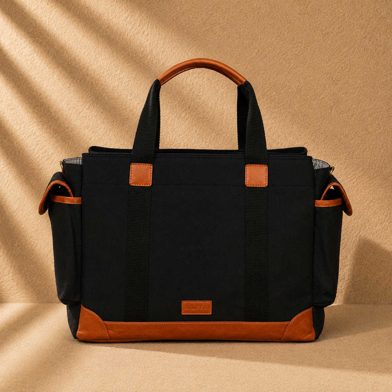 MUFFA Storybook lion black Utility Tote