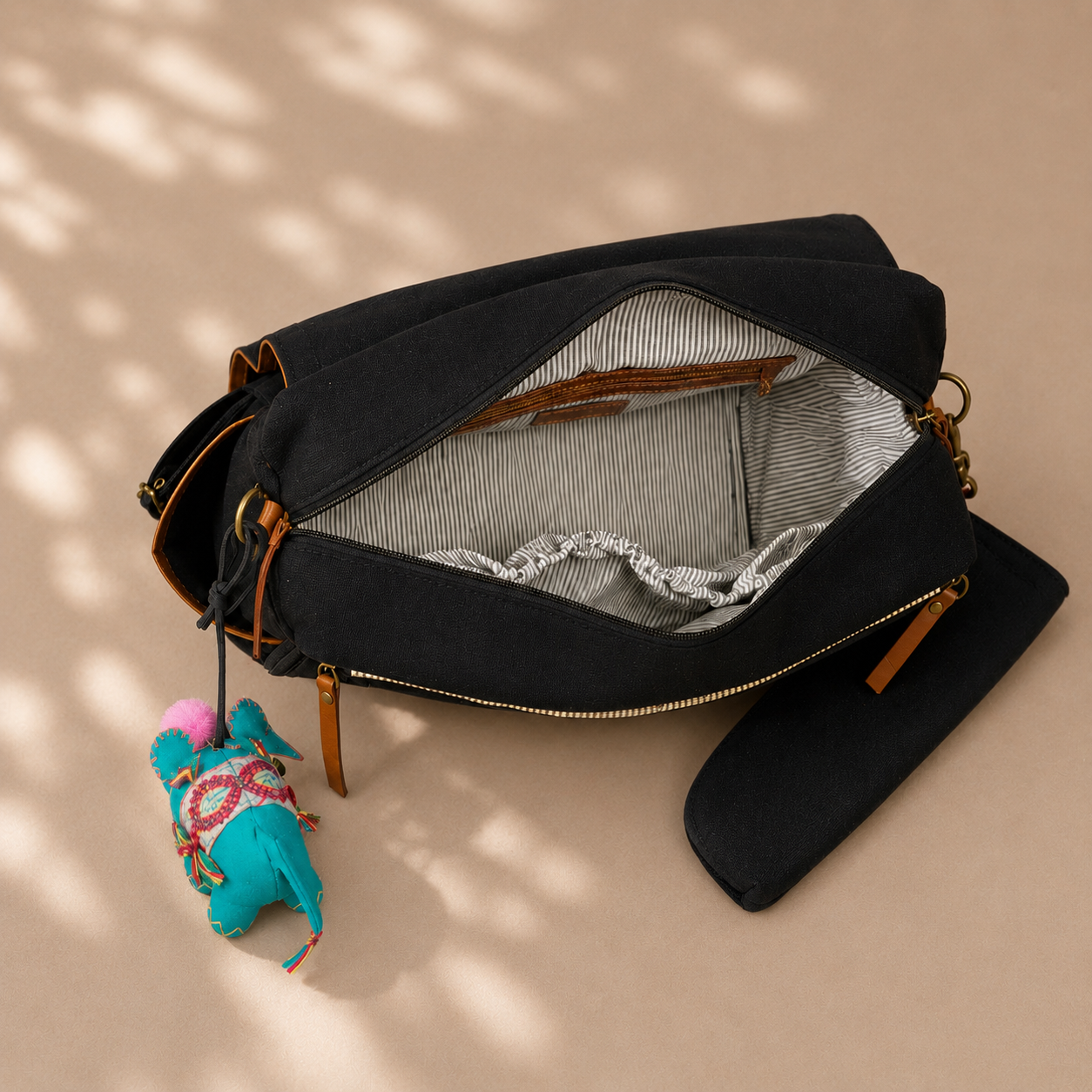 MUFFA Little Lion Midnight Luxury Backpack Diaper Bag