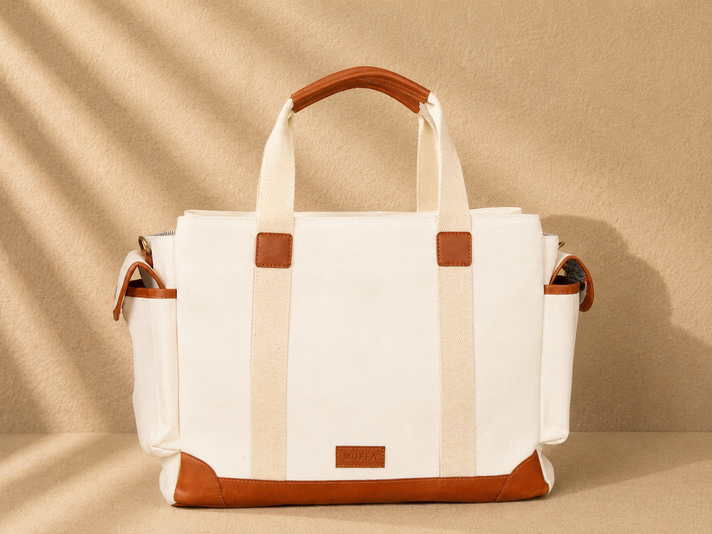 MUFFA Storybook lion Embroidered Luxury Utility Tote