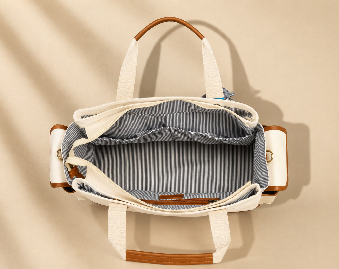 MUFFA Storybook lion Embroidered Luxury Utility Tote